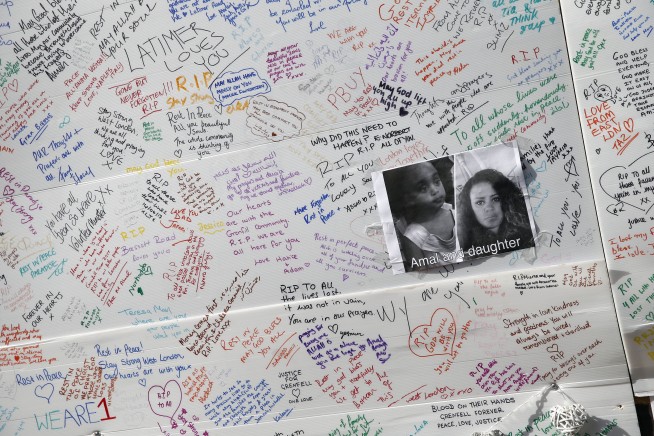 Grief turns to anger in neighborhood near tower fire