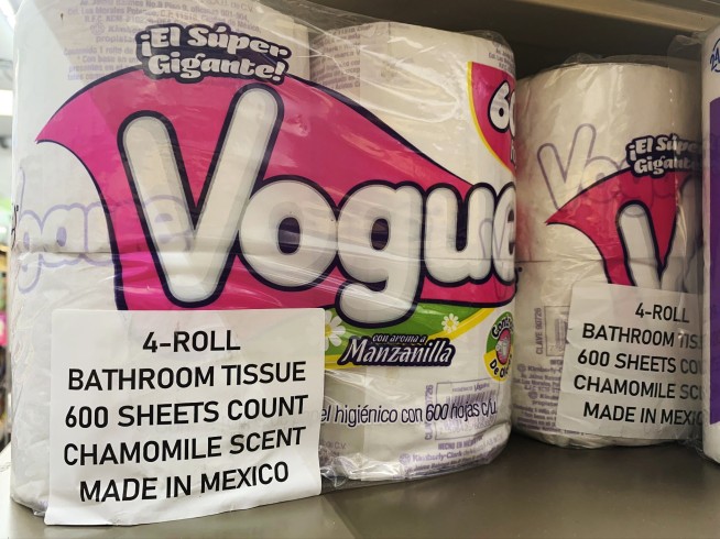 Petalo, not Charmin: Virus brings Mexican toilet paper to US