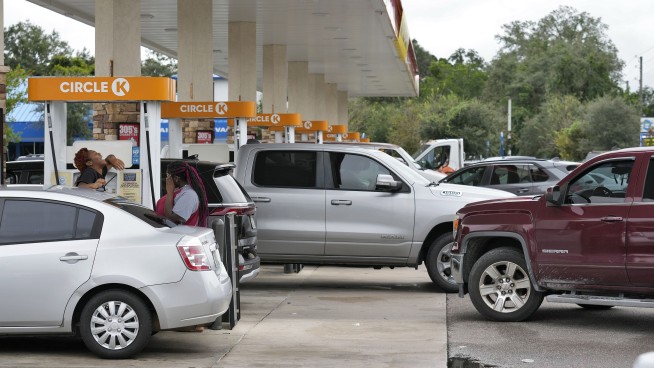 The hunt for gasoline is adding to Floridians’ anxiety as Milton nears