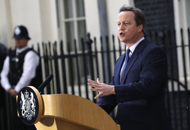 Former British leader David Cameron to leave Parliament
