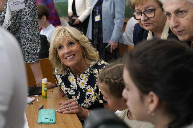 Jill Biden hears heartbreak of Ukrainian moms now in Romania
