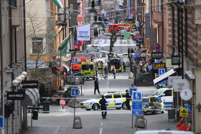 4 killed in Stockholm truck attack described as terrorism