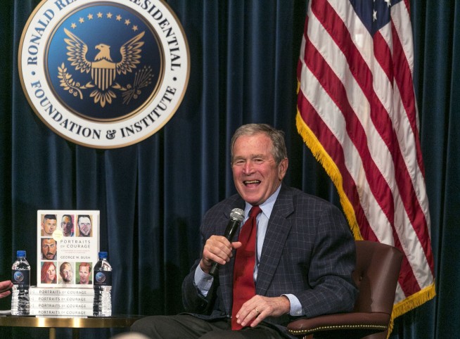 George W. Bush warns against 'isolationist tendency' in US