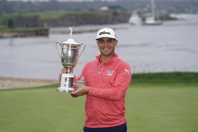 Woodland denies history with US Open title at Pebble Beach