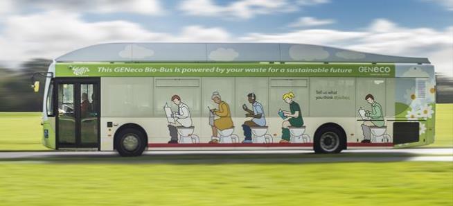Poop Bus Fueled by Human Waste Hits the Road