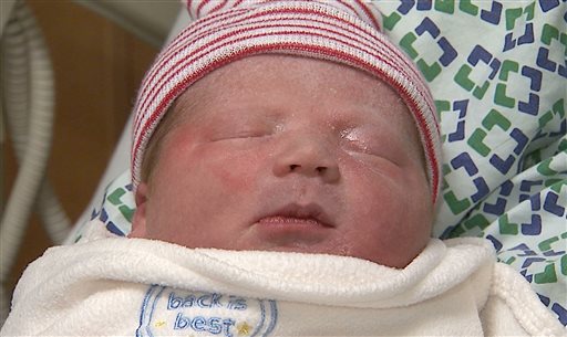 Cleveland Baby Born at 10:11, 12/13/14