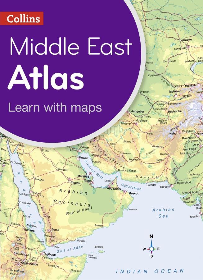 HarperCollins Map for Mideast Students Leaves Out Israel