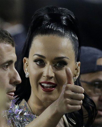 Katy Perry's Post-Super Bowl Activity: XLIX Tattoo