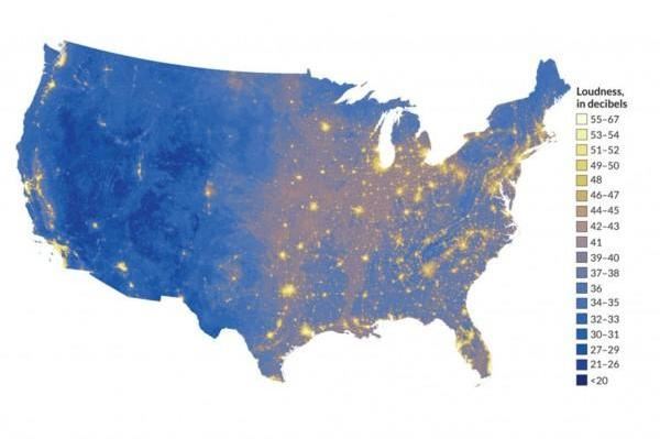 Scientists Map America's Loudest, Quietest Places