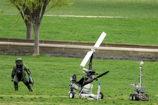 Guy Busted After Landing Small Copter at Capitol