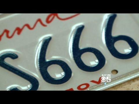 Cali Woman Horrified to Get 'Satanic' License Plate