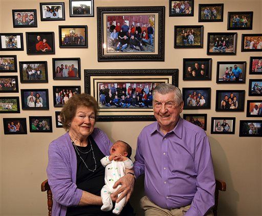 Baby Makes 100 for Illinois Grandparents