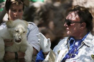 Siegfried & Roy's White Lion Dies as Zoo Operates