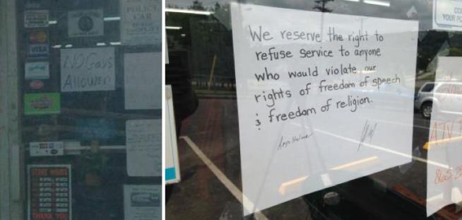 After SCOTUS Ruling, Shop Posts 'No Gays Allowed'