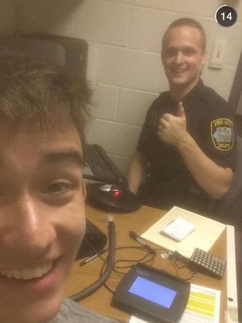 Stoned Driver Takes Selfie With Cop Who Arrested Him