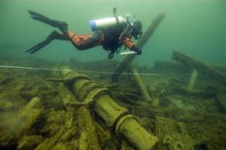 Workers Removing Debris Find 18th-Century Shipwreck