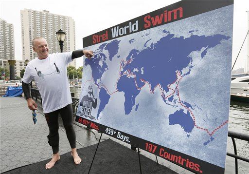 This Man's Plan: Swim Around the World in 450 Days