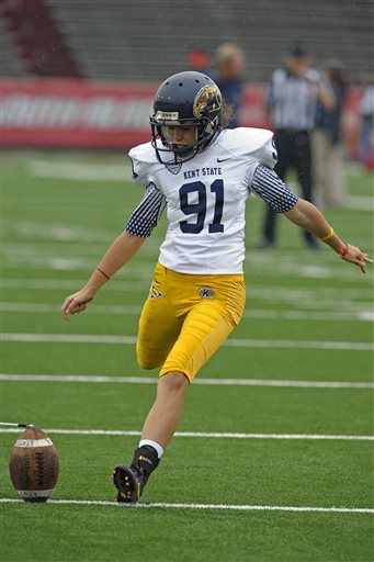 Kent State's Female Kicker Makes Her Point