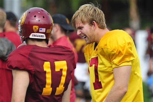 Blind Football Player Takes Practice Field for USC
