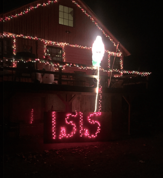 Man's 'Pro-ISIS' Christmas Lights Weren't That at All