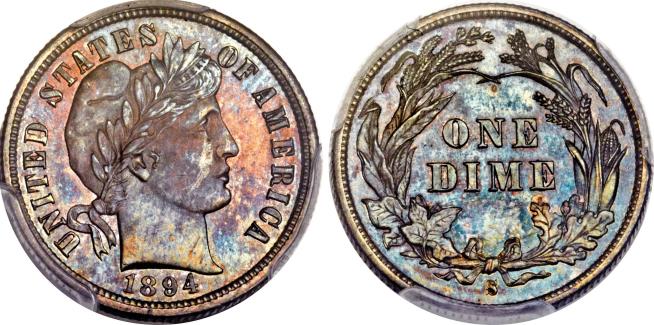 Rare 1894 Dime Sells for Almost $2M