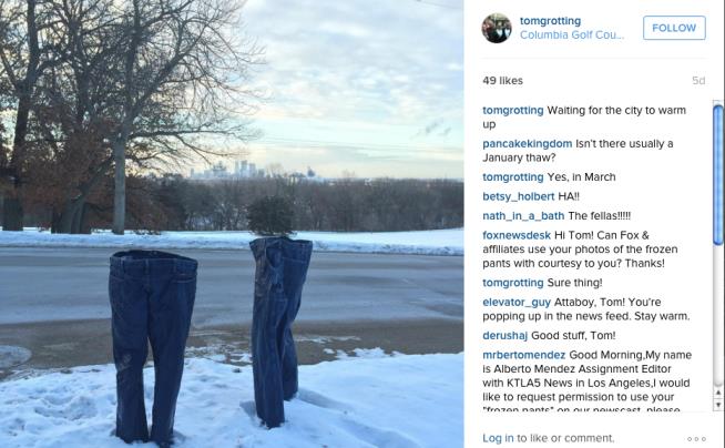 Your Hot Winter Trend: Frozen Pants