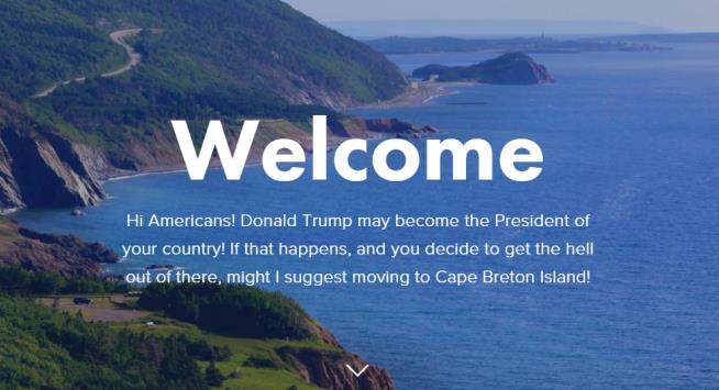 Canadian Island to Americans: Flee Trump, Come Here!