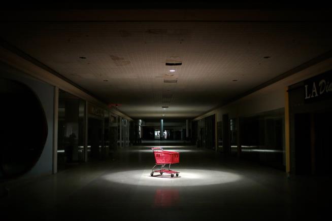 Beneath Empty Michigan Mall: 484 Rooms