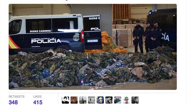 20K Military Uniforms Meant for ISIS Are Intercepted