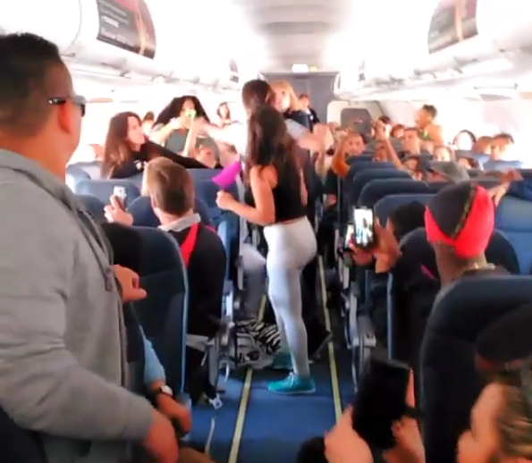 Airline Passengers Brawl Over Loud Music