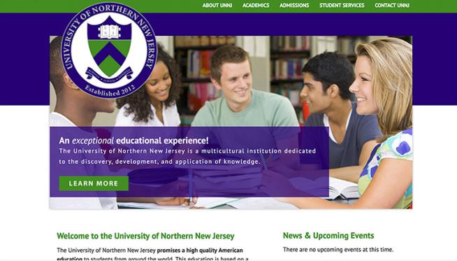 University of Northern NJ Is Fake—and a Gov't Trap