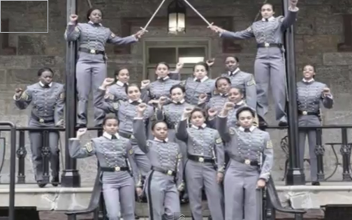 Cadets' Raised-Fist Photo Sparks Anger, Debate