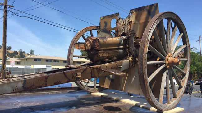 California Veterans Get Their Stolen WWI Cannon Back