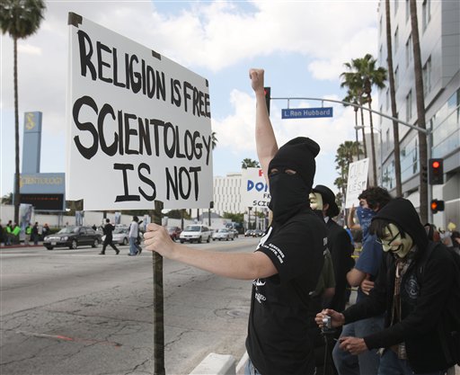 No Charges for Scientology Protester