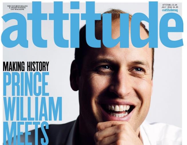 Prince William Makes History on Cover of LGBT Magazine