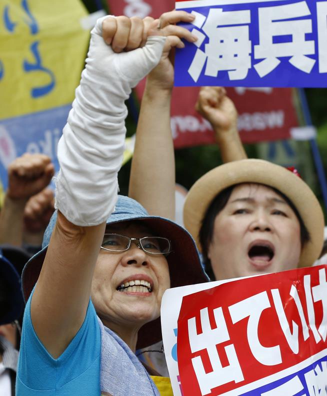Irate With US, Okinawa Stages Massive Protest