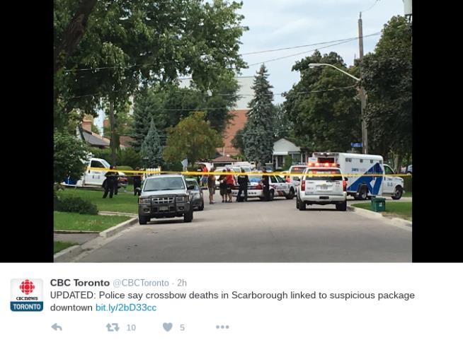 Crossbow Attack Leaves 3 Dead in Toronto