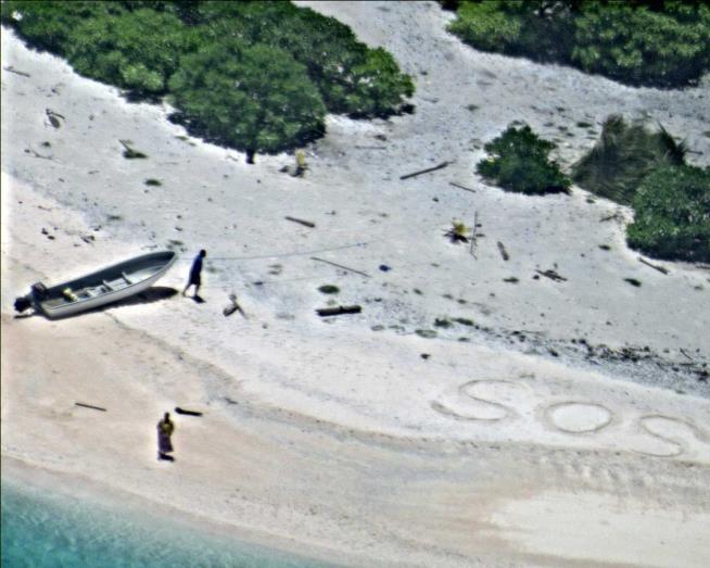 Sailors Rescued From Deserted Island Thanks to Sandy SOS