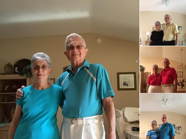 Couple Married 52 Years Match Outfits Every Day