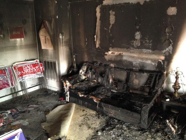 Dems Raise $13K to Reopen Firebombed GOP Office
