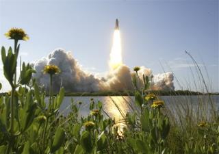 Discovery Launches, With Kibo Aboard