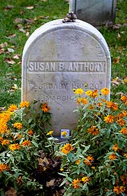 Voters Give Susan B. Anthony 'I Voted' Tribute