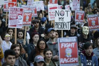 Thousands Across US Protest Trump Win