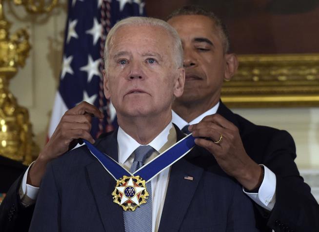 Biden Brought to Tears by Presidential Medal of Freedom