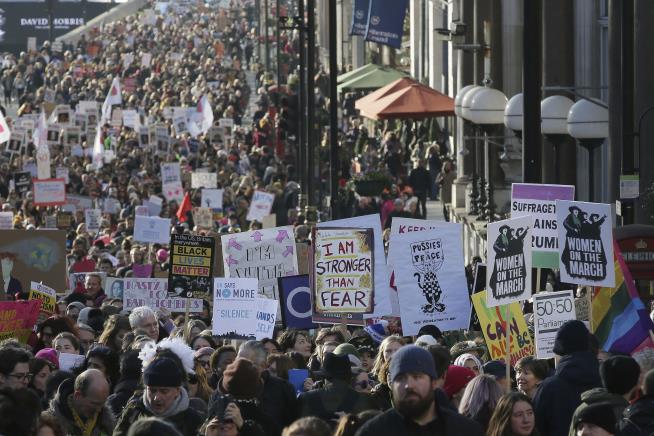 Women's Marches Against Trump Held Worldwide
