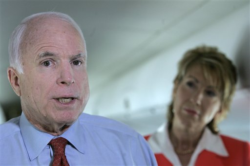 Carly Fiorina Puts Feminine Face on McCain Campaign