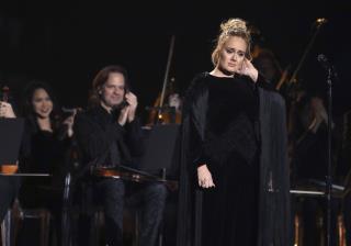 Adele Curses, Recovers for George Michael Tribute