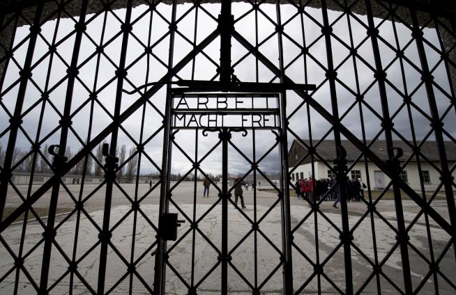 Stolen 'Works Sets You Free' Gate Back at Dachau