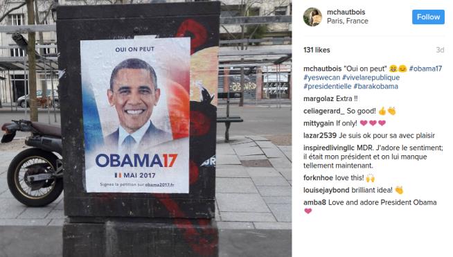 Thousands of People Want Obama for President...of France