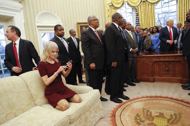 Conway: Where's the Outrage Over 'Sexist' Couch Photo Joke?